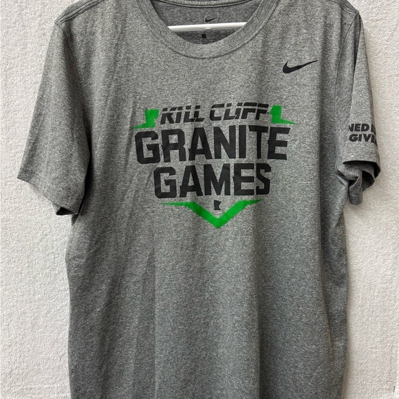 Nike Other - Nike Gray Granite Games Tee Sz L
